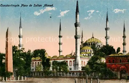 AK / Ansichtskarte  Constantinople Place de Sultan Ahmed Constantinople