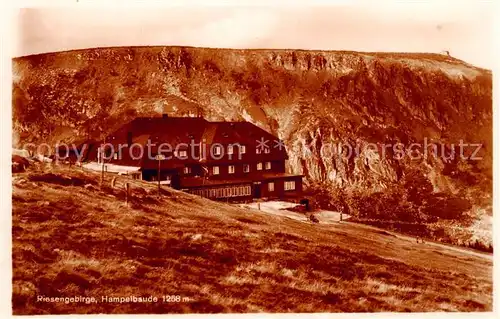 AK / Ansichtskarte  Riesengebirge_Boehmischer_Teil Hampelbaude 