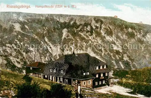 AK / Ansichtskarte 73805490 Riesengebirge_Boehmischer_Teil Hampelbaude 