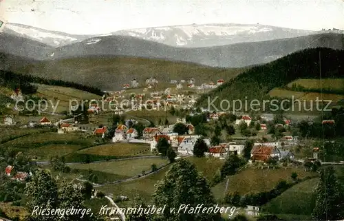 AK / Ansichtskarte 73805508 Krummhuebel_Karpacz_Riesengebirge_PL Blick vom Pfaffenberg 