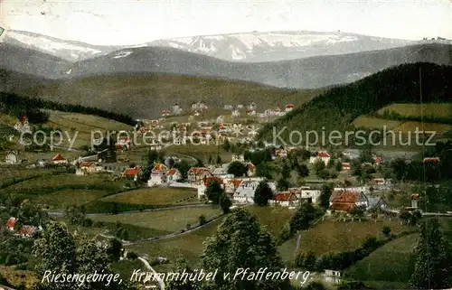 AK / Ansichtskarte  Krummhuebel_Karpacz_Riesengebirge_PL Blick vom Pfaffenberg 