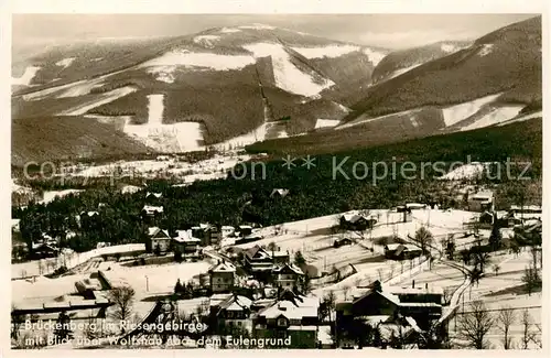 AK / Ansichtskarte  Brueckenberg_Krummhuebel_Riesengebirge_PL mit Blick ueber Wolfshau und dem Eulengrund 