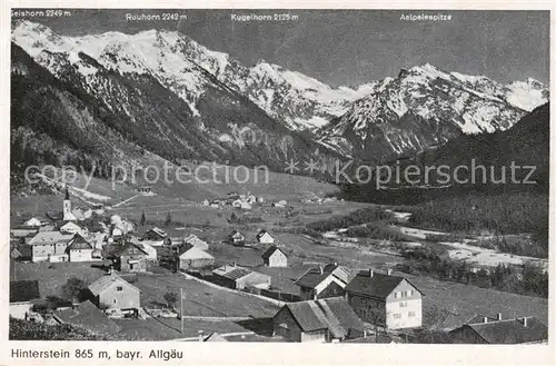 AK / Ansichtskarte  Hinterstein_Bad_Hindelang Panorama Hinterstein_Bad_Hindelang