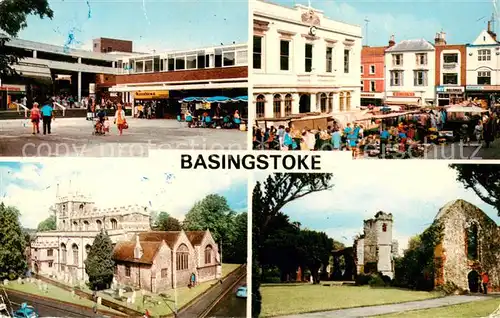 AK / Ansichtskarte  Basingstoke_UK Teilansichten Schloss Ruine 