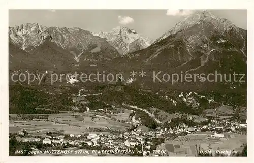 AK / Ansichtskarte 73805547 Imst_Tirol Panorama mit Muttekopf und Plattenspitzen Imst_Tirol