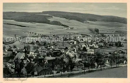 AK / Ansichtskarte  Olbernhau_Erzgebirge Panorama Kupfertiefdruck Olbernhau Erzgebirge