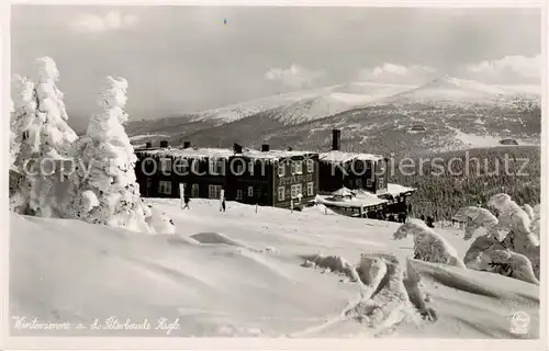 AK / Ansichtskarte  Spindleruv_Mlyn_Spindelmuehle_Riesengebirge_CZ Wintersonne an der Peterbaude im Riesengebirge 