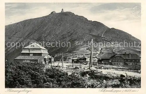 AK / Ansichtskarte 73805697 Riesengebirge_Boehmischer_Teil Schneekoppe 