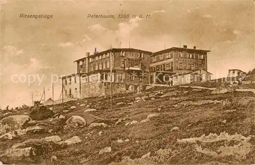 AK / Ansichtskarte  Riesengebirge_Boehmischer_Teil Peterbaude 