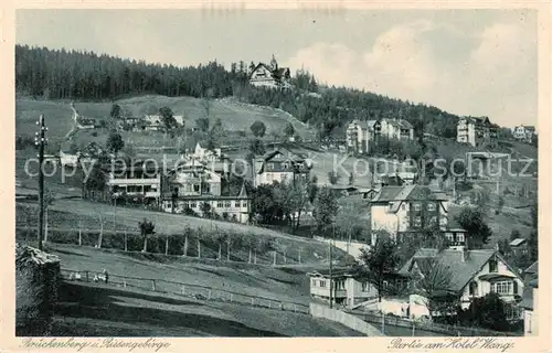 AK / Ansichtskarte  Brueckenberg_Krummhuebel_Riesengebirge_PL Partie am Hotel Wang 