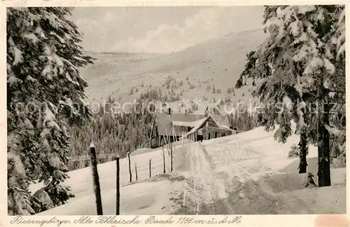 AK / Ansichtskarte  Riesengebirge_Schlesischer_Teil Alte Schlesische Baude 