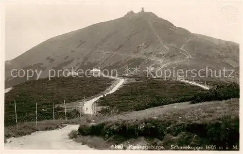 AK / Ansichtskarte  Schneekoppe_Snezka_CZ Panorama 