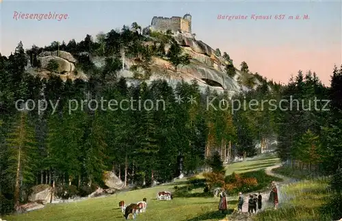 AK / Ansichtskarte 73805773 Riesengebirge_Schlesischer_Teil Burg Kynast 