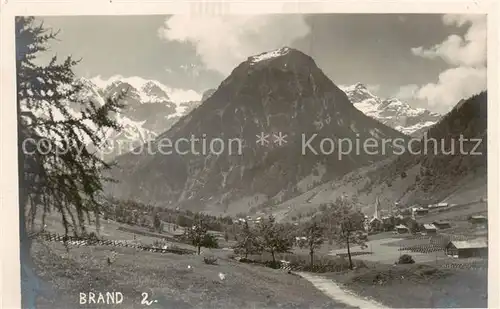 AK / Ansichtskarte  Brand__Vorarlberg_AT Panorama 