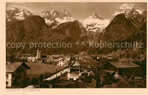 AK / Ansichtskarte  Lofer mit Steinberge Lofer
