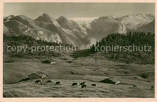 AK / Ansichtskarte  Berchtesgaden Gotzenalm Panorama Berchtesgaden