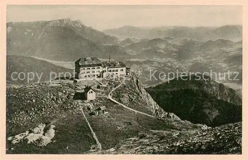 AK / Ansichtskarte 73805825 Watzmannhaus_Berchtesgaden Fliegeraufnahme 