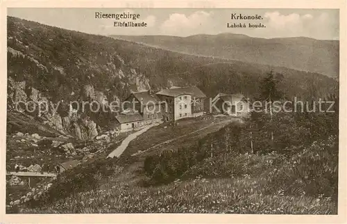 AK / Ansichtskarte 73805838 Riesengebirge_Boehmischer_Teil Elbfallbaude  