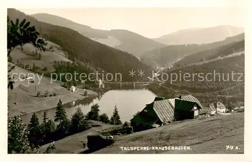 AK / Ansichtskarte  Krausebauden_Riesengebirge_PL Talsperre Panorama 