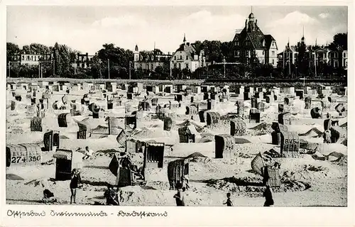 AK / Ansichtskarte  Swinemuende_Swinoujscie Strandpartie Swinemuende Swinoujscie