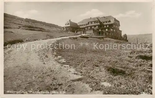 AK / Ansichtskarte  Hampelbaude_Schronisko_Strzecha_Akademicka_PL Bergbaude im Riesengebirge 