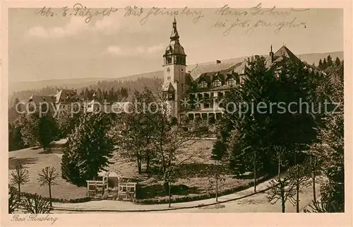 AK / Ansichtskarte  Bad_Flinsberg_Swieradow_Zdroj_PL Kurhaus Kurort im Isergebirge 