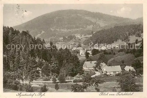AK / Ansichtskarte  Agnetendorf_ Jagniatkow_Jelenia_Gora_Riesengebirge_PL Panorama Blick vom Tabakhuebel 