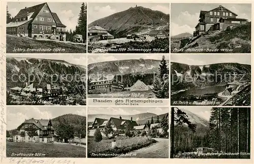 AK / Ansichtskarte 73805967 Riesengebirge_Schlesischer_Teil Bauden des Riesengebirges 