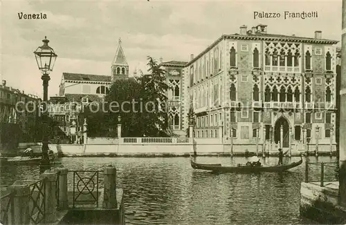 AK / Ansichtskarte 73806036 Venezia_Venedig Palazzo Franchetti Venezia Venedig
