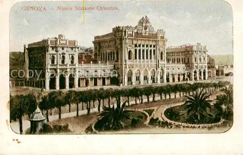 AK / Ansichtskarte  Genova_Genua_Liguria_IT Nuova Stazione Orientale 