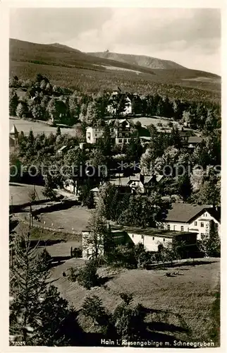 AK / Ansichtskarte  Hain_Giersdorf_Riesengebirge_PL mit Schneegruben 