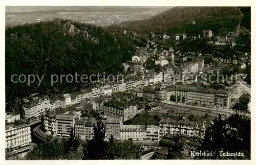 AK / Ansichtskarte  Karlsbad_Eger_Karlovy_Vary Teilansicht 