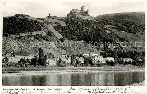 AK / Ansichtskarte  Bernkastel-Kues Moselpartie mit Burg Landshut Bernkastel-Kues