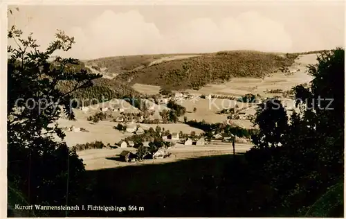 AK / Ansichtskarte  Warmensteinach Panorama Warmensteinach