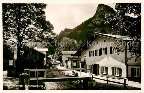 AK / Ansichtskarte  Oberammergau Muehlbachpartie Oberammergau
