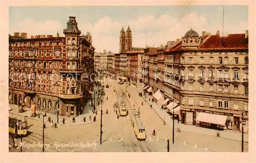 AK / Ansichtskarte  Magdeburg Hasselbachplatz Magdeburg