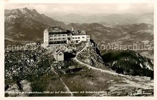 AK / Ansichtskarte  Watzmannhaus_Berchtesgaden Panorama 