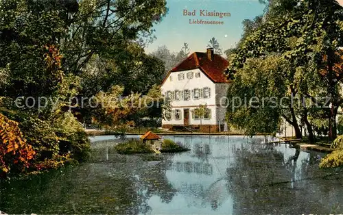 AK / Ansichtskarte  Bad_Kissingen Liebfrauensee Bad_Kissingen