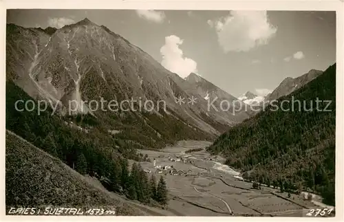 AK / Ansichtskarte  Gries_Laengenfeld_Sulztal_Tirol_AT Panorama 