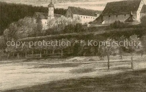 AK / Ansichtskarte 73806114 Beuron_Donautal Kloster von Westen Beuron Donautal