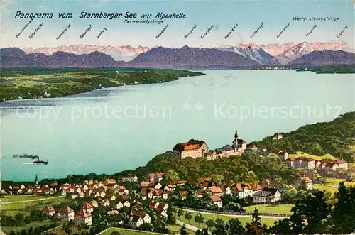 AK / Ansichtskarte 73806116 Starnberg_Starnbergersee Panorama 