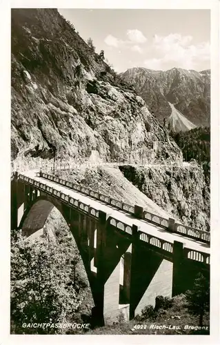 AK / Ansichtskarte 73806118 Gaichtpassbruecke_Gaichtpass_1010m_Reutte_Tirol_AT Panorama 