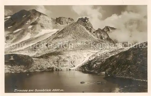 AK / Ansichtskarte  Zirmsee_2495m_Kaernten_AT am Sonnblick 