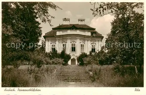 AK / Ansichtskarte  Ansbach_Mittelfranken Prinzenschloesschen Ansbach Mittelfranken