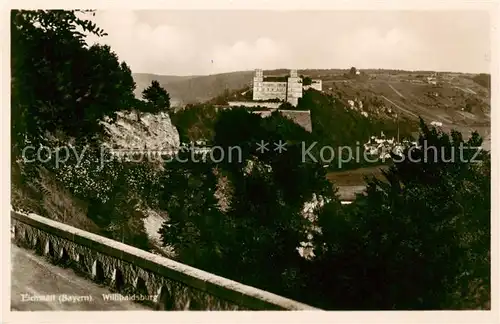 AK / Ansichtskarte  Eichstaett_Oberbayern Willibaldsburg Panorama Eichstaett_Oberbayern