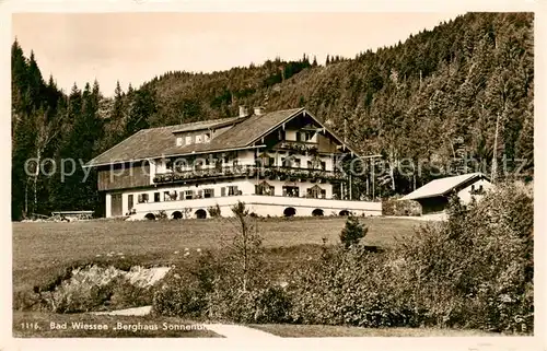 AK / Ansichtskarte  Bad_Wiessee_Tegernsee Berghaus Sonnenbichl Bad_Wiessee_Tegernsee