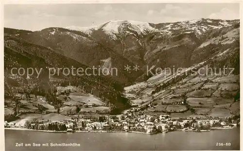 AK / Ansichtskarte 73806154 Zell_See_AT Panorama mit Schmittenhoehe 