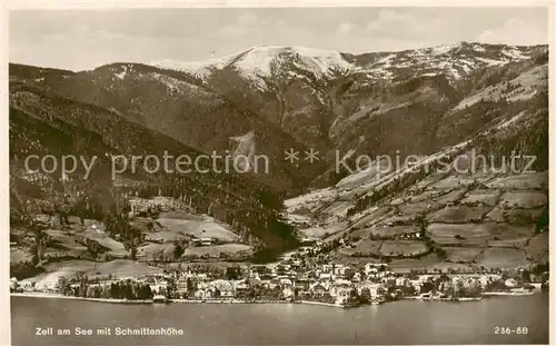 AK / Ansichtskarte  Zell_See_AT Panorama mit Schmittenhoehe 