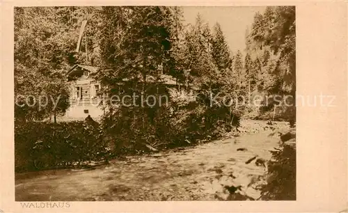 AK / Ansichtskarte  Breitachklamm_Oberstdorf Restaurant Waldhaus 