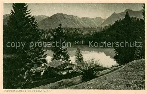 AK / Ansichtskarte  Freibergsee_Oberstdorf Panorama 